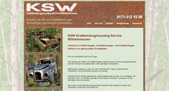 Desktop Screenshot of ksw-schrott.de